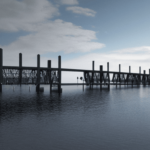How are engineers able to build a bridge over a body of water