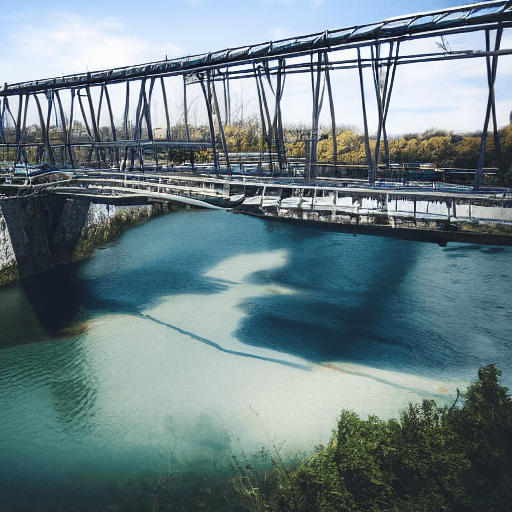 How do they build a bridge across the ocean