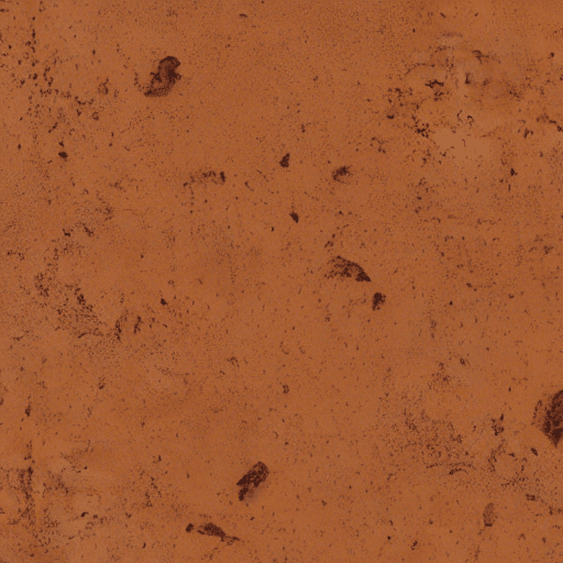 Mars is red because it is covered in rust.