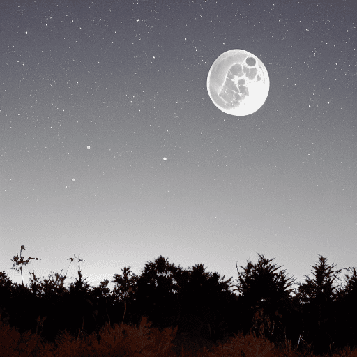 The light from the sun reflects off the moon's surface