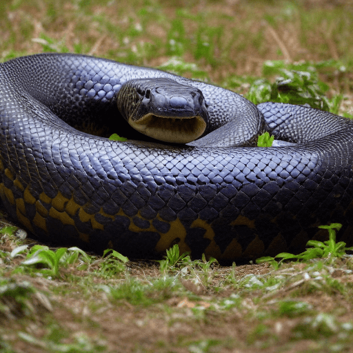 The teeth of anacondas are sharp