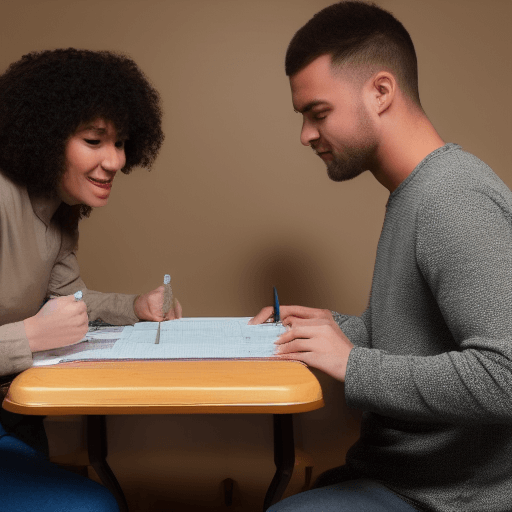two people playing Hangman
