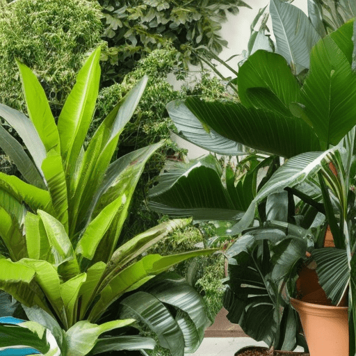 What light requirements does a tropical foliage plant need to thrive