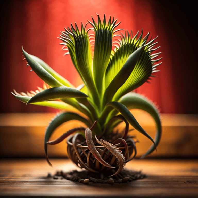 large exotic venus fly trap plant